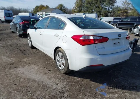 2016 Kia Forte Lx from USA, damaged, VIN KNAFX4A62G5528245
